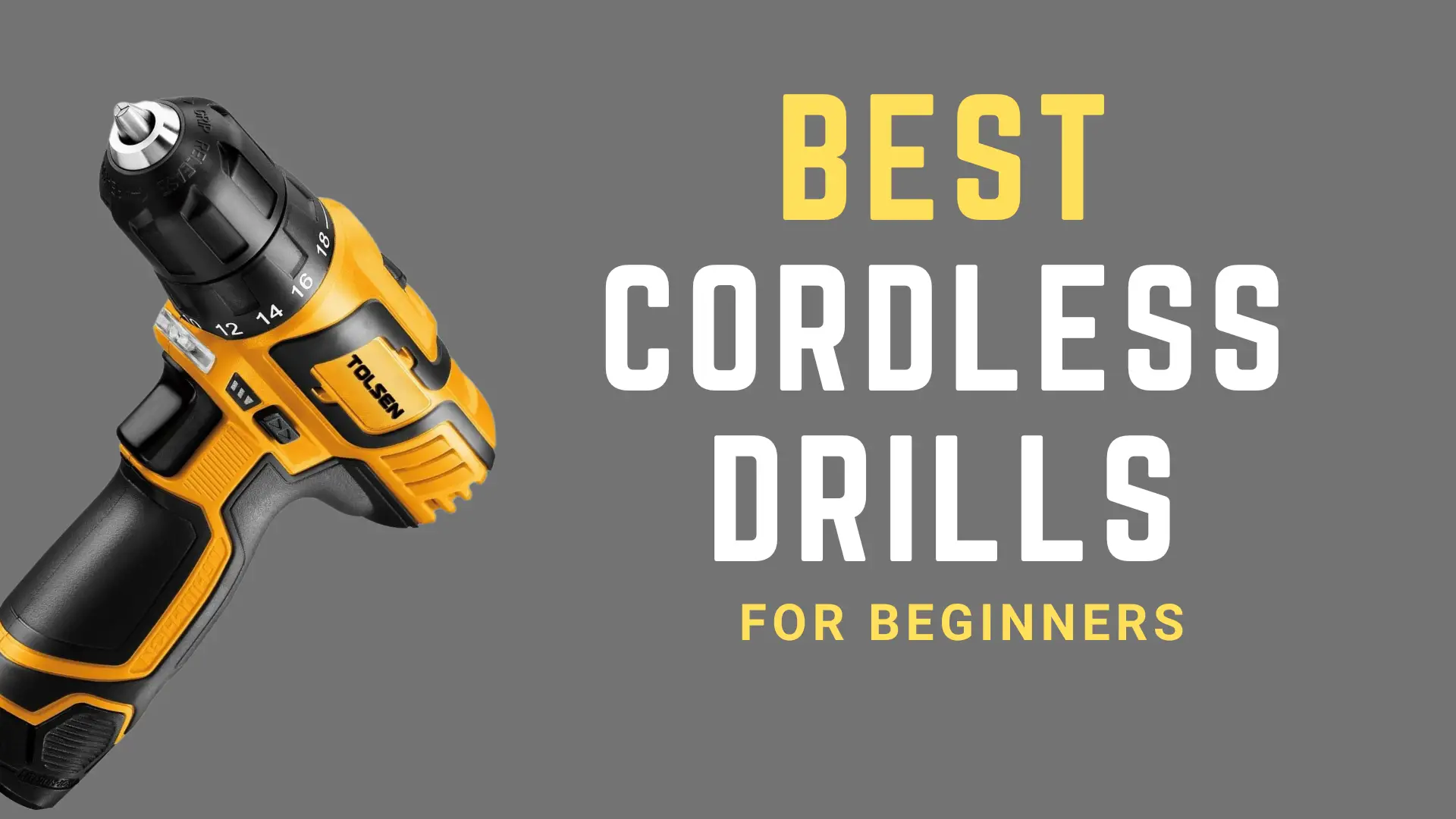 best cordless drill for beginners