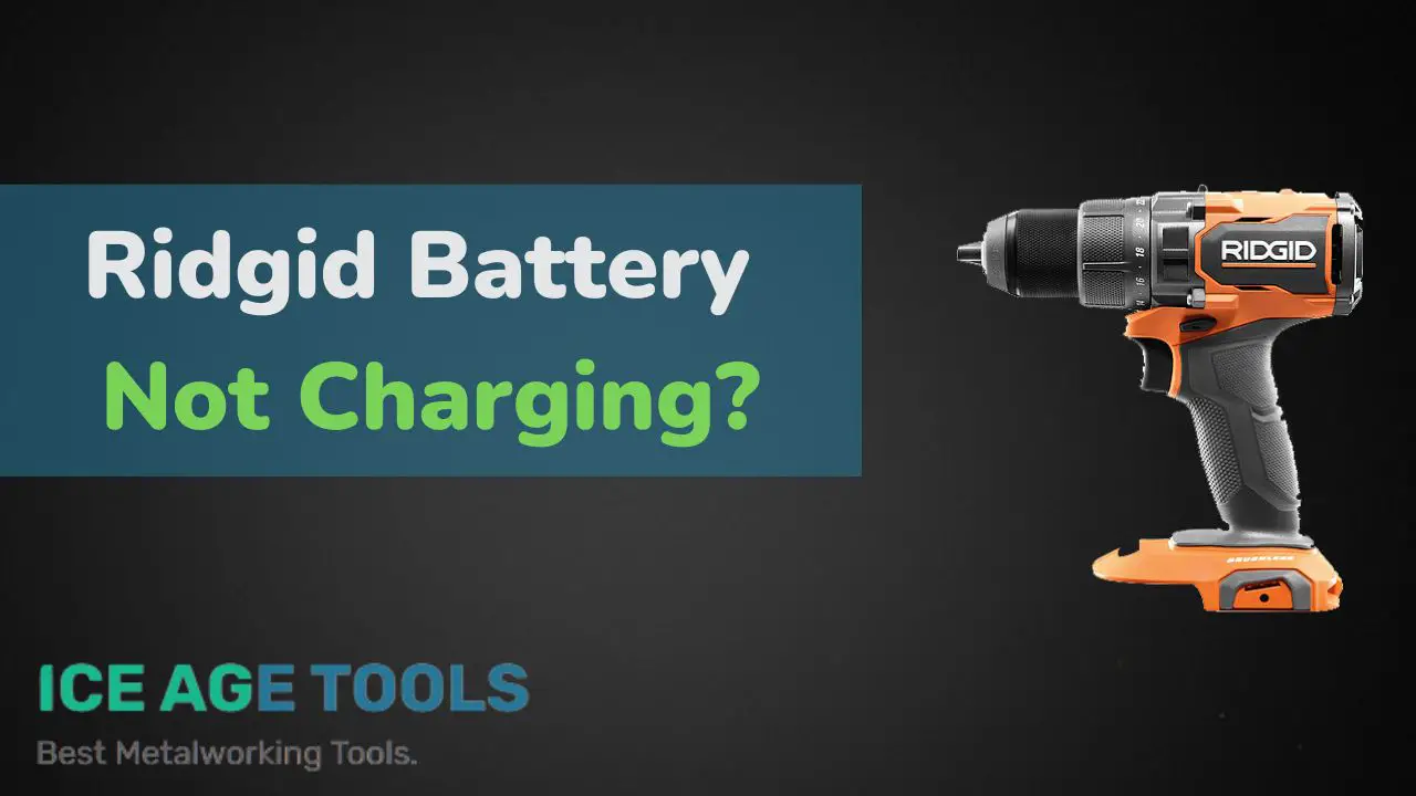ridgid battery not charging