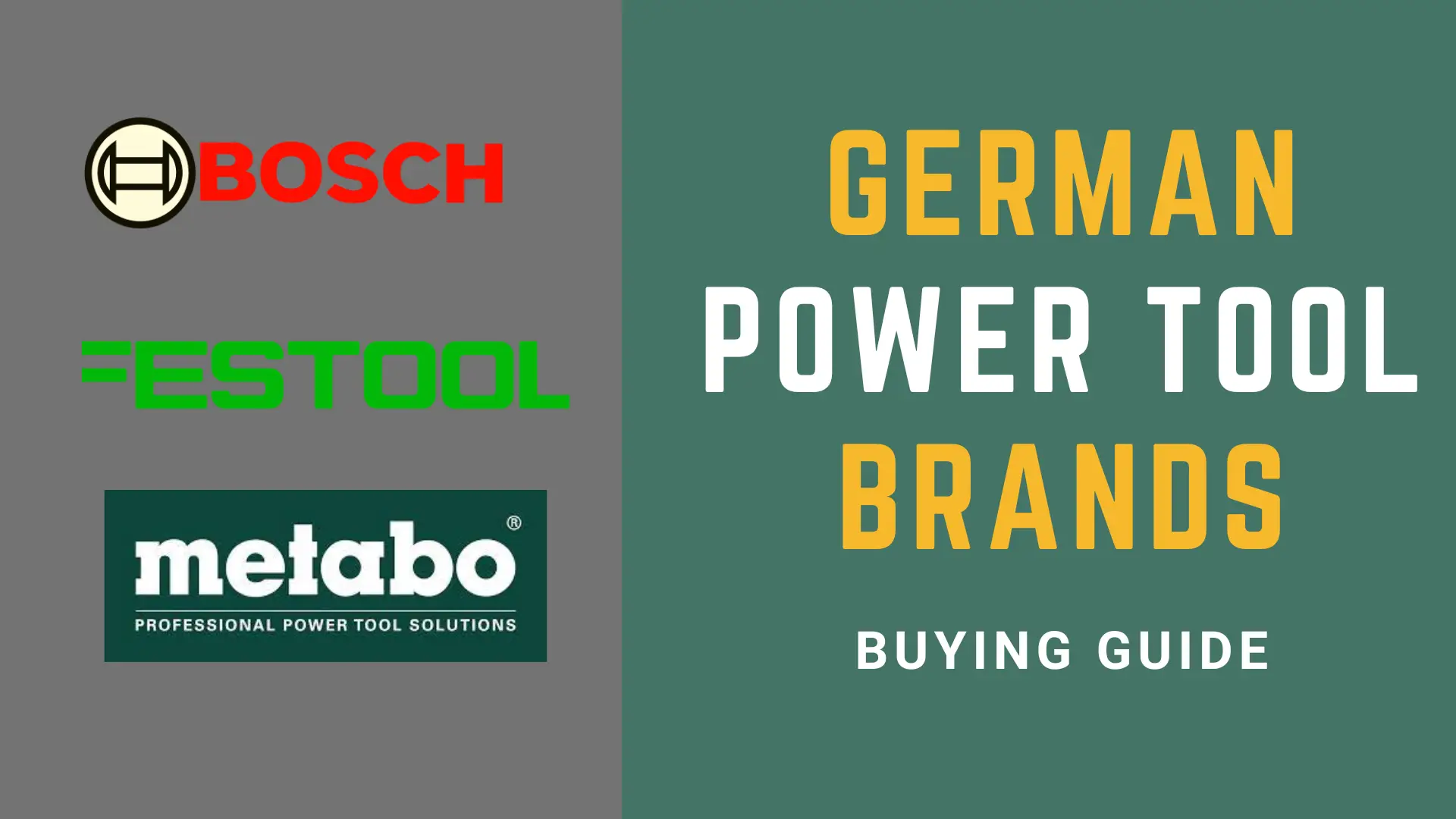 german power tools brands