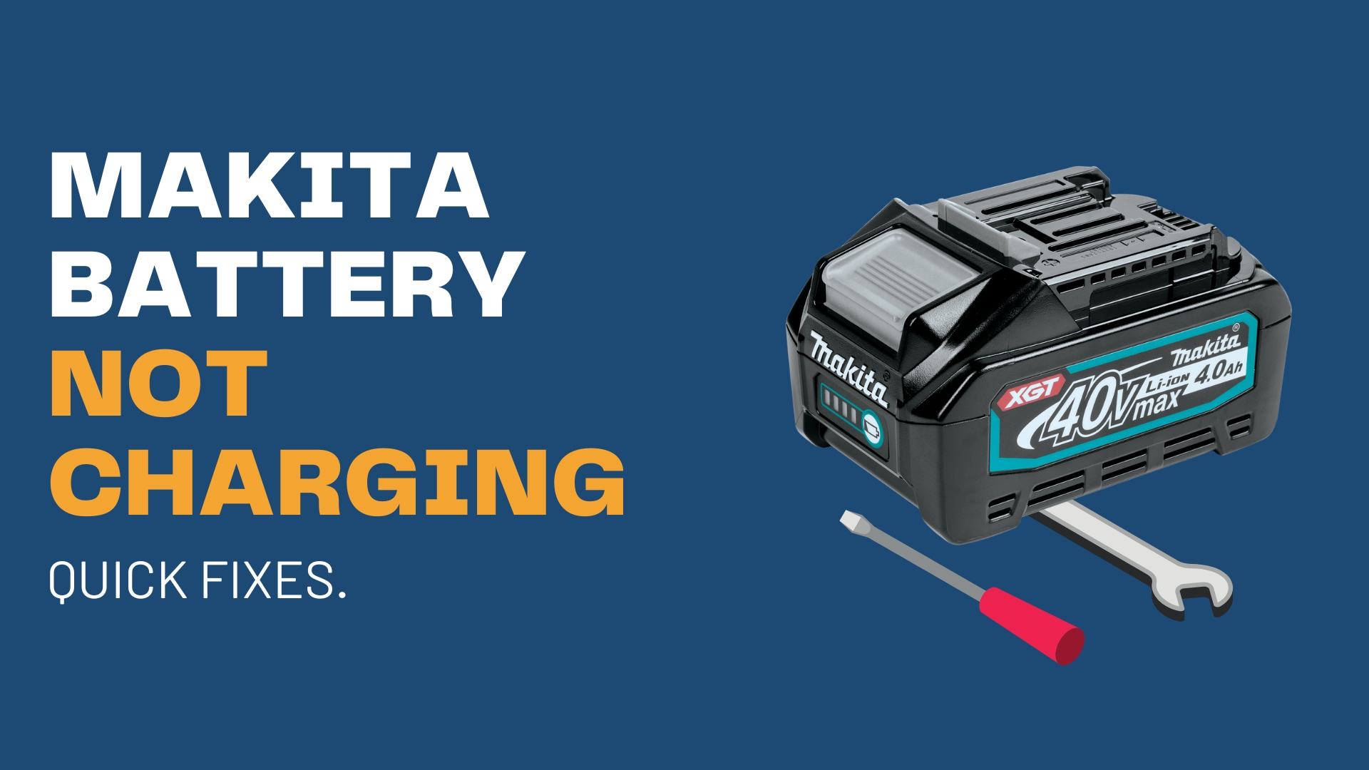 Skov kulstof Rige Makita Battery Not Charging - 4 Quick Fixes! - Ice Age Tools