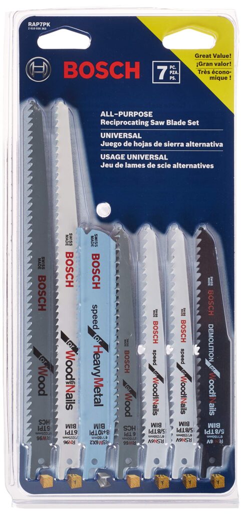 Reciprocating Saw Blades